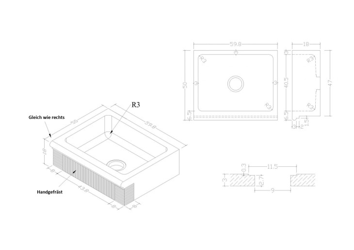 Lambique Spülbecken Lambique Spülbecken